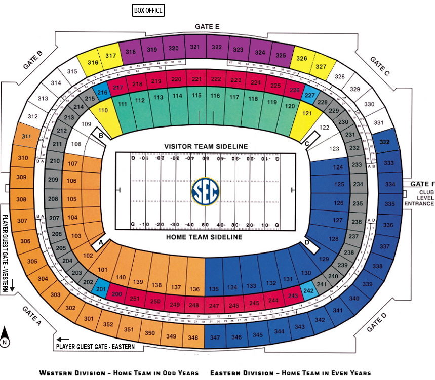 Georgia Stadium Seating Chart