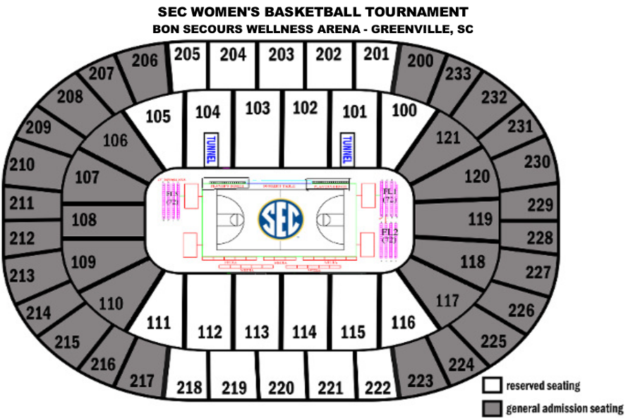 SEC Women's Basketball Tournament Prices